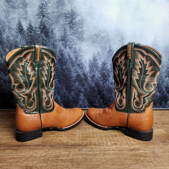 NWOT Ariat Cobalt XR PRO Western Hunter Green Boots | Women's 9B - Picture 4 of 8
